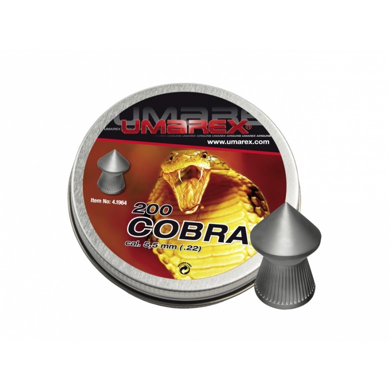 Śrut diabolo Umarex Cobra Pointed Ribbed 5,5/200