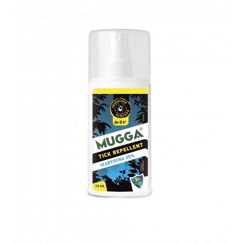 Mugga Spray 25% IKARYDYNA na Kleszcze Komary (bez DEET)