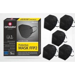 Maska Ochronna Opharm FFP2,  5 warstwowe półmaski filtrujące