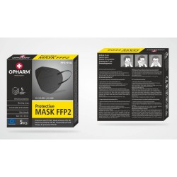 Maska Ochronna Opharm FFP2,  5 warstwowe półmaski filtrujące