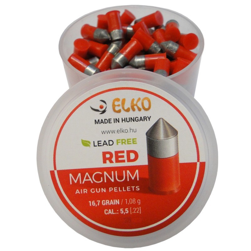 Śrut bezołowiowy czerwony RED MAGNUM 5,5 mm 40 szt.