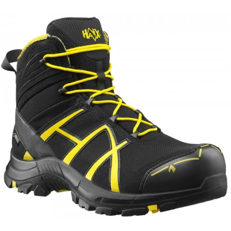 Buty Robocze Haix BLACK EAGLE Safety 40 Mid Gore-Tex Black / Yellow