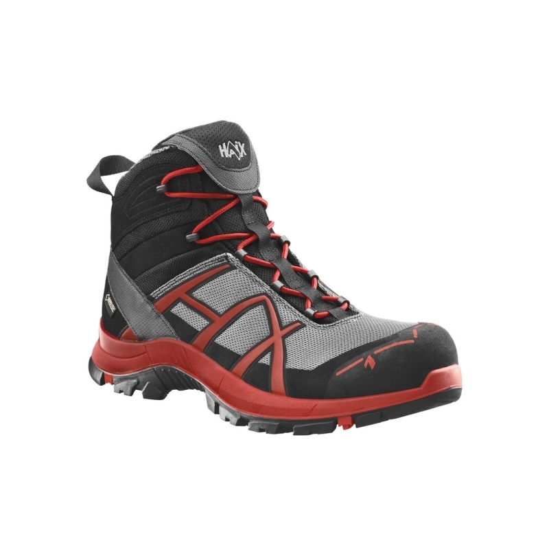 Buty Robocze Haix BLACK EAGLE Safety 40 Mid Gore-Tex Stone / Red