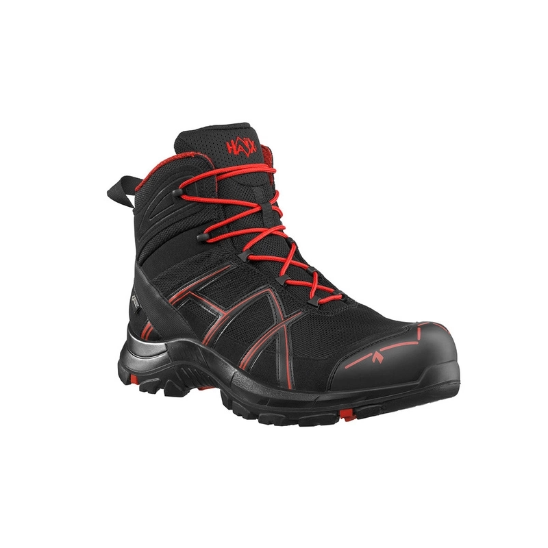 Buty Robocze Haix BLACK EAGLE Safety 40 Mid Gore-Tex Black / Red