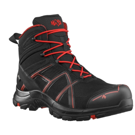 Buty Robocze Haix BLACK EAGLE Safety 40 Mid Gore-Tex Black / Red