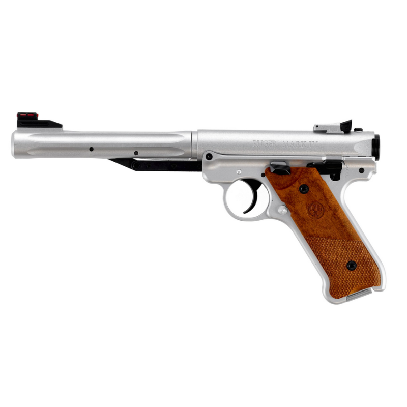 Logo Ruger Pistolet wiatrówka Ruger Mark IV 4,5 mm srebrny