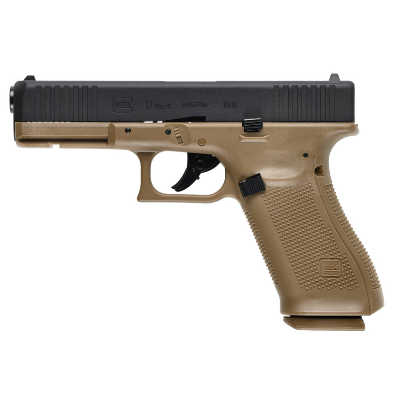 Pistolet wiatrówka Glock 17 gen5 4,5 mm BB coyote