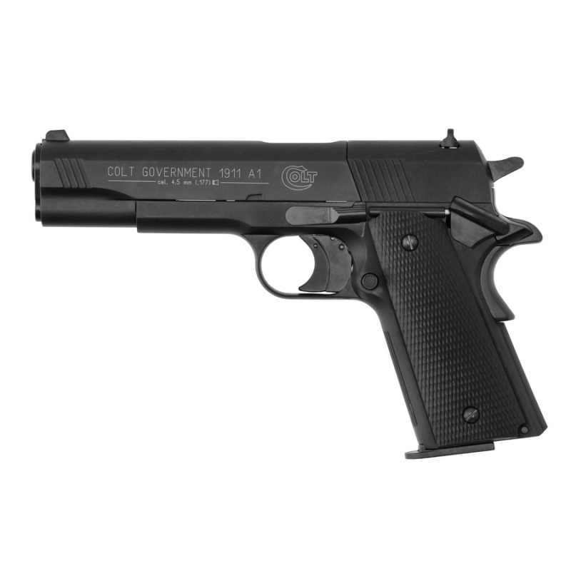 Pistolet wiatrówka Colt Government 1911 A1 czarny 4,5 mm Diabolo CO2