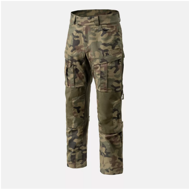 Spodnie helikon MCDU - NyCo Ripstop -  PL Woodland