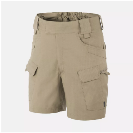 Spodenki helikon UTS 6" - PolyCotton Stretch Ripstop - Khaki