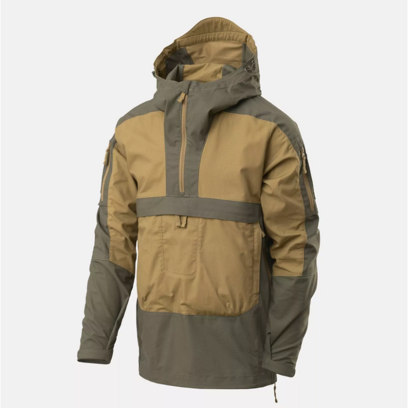 Kurtka Anorak Tracer - PolyCotton Stretch Ripstop - Helikon - Coyote / Tajga Green