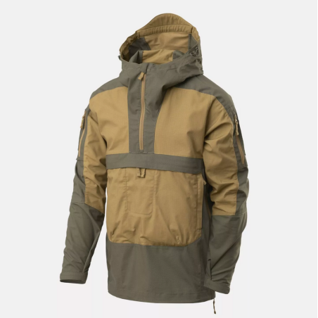 Kurtka Anorak Tracer - PolyCotton Stretch Ripstop - Helikon - Coyote / Tajga Green
