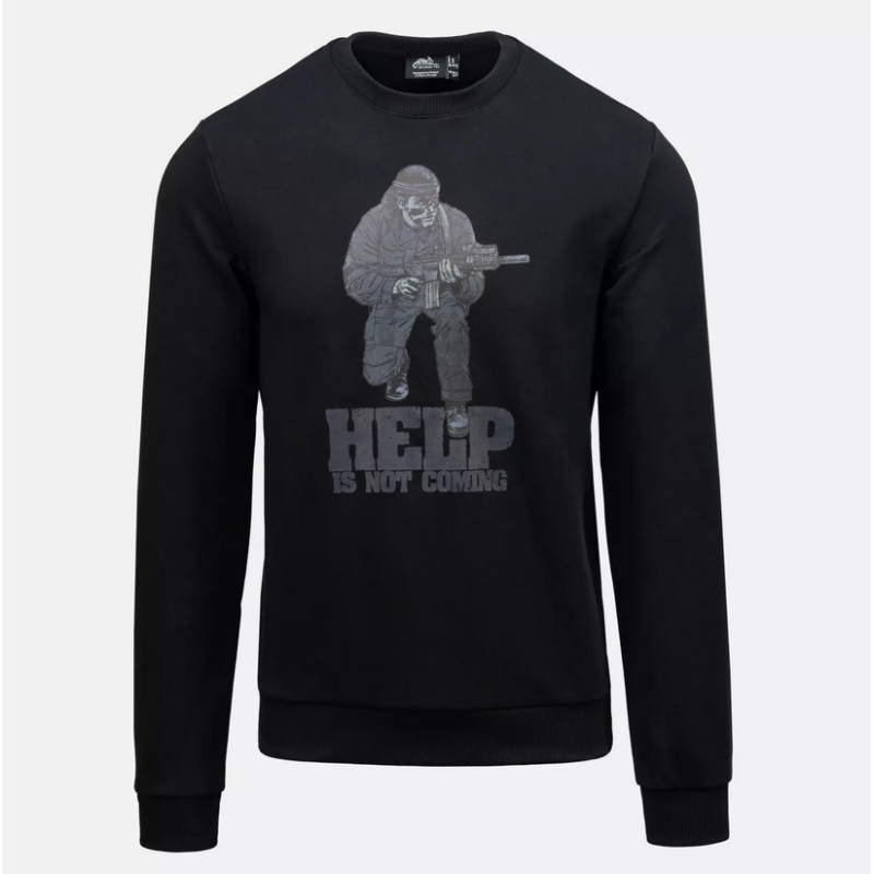 Bluza (Help is not coming) - Helikon - Czarny