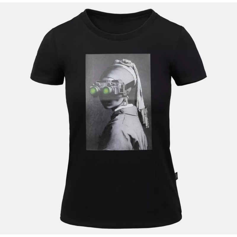 T-shirt damski (NVG Girl) - Helikon - Czarny