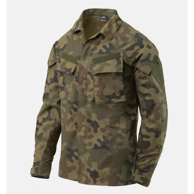 Bluza Raid - PolyCotton Stretch Ripstop - Helikon -  PL Woodland