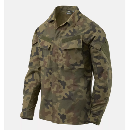 Bluza Raid - PolyCotton Stretch Ripstop - Helikon -  PL Woodland