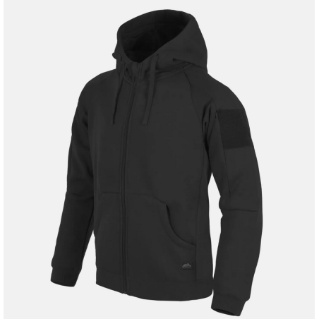 Bluza Urban Hoodie Lite - Fullzip - Helikon - Czarny