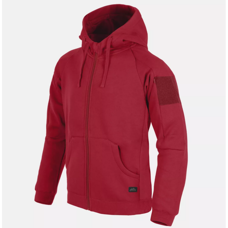 Bluza Urban Hoodie Lite - Fullzip - Helikon - Czerwony