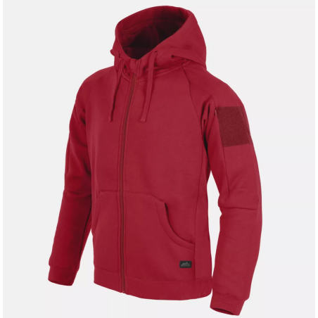 Bluza Urban Hoodie Lite - Fullzip - Helikon - Czerwony