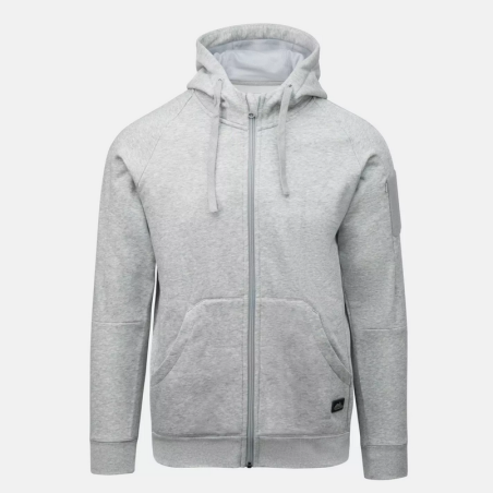 Bluza Urban Hoodie Lite - Fullzip - Helikon - Light Grey Melange