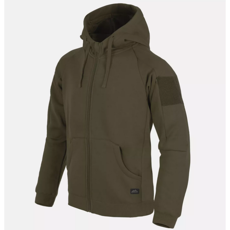 Bluza Urban Hoodie Lite - Fullzip - Helikon - Zielony