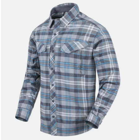 Koszula Defender Mk2 Pilgrim - Helikon - Blue Plaid