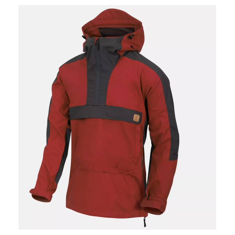 Kurtka Anorak Woodsman - Helikon - Crimson Sky/ Ash Grey