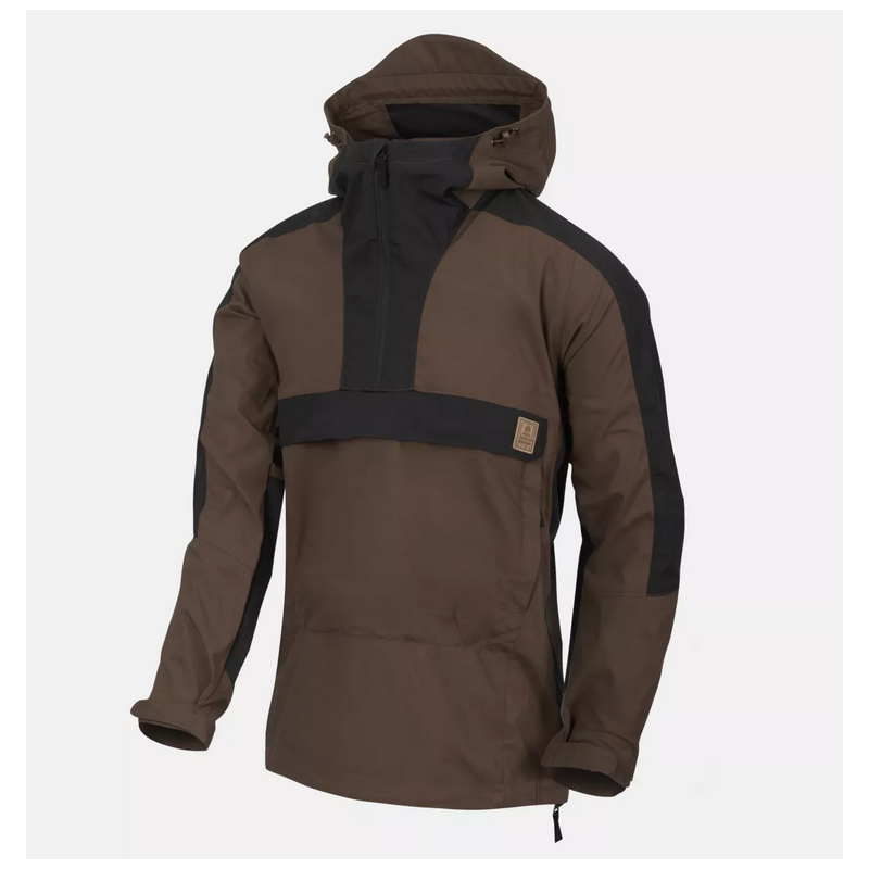 Kurtka Anorak Woodsman - Helikon - Earth Brown/Czarny B