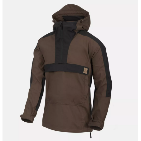 Kurtka Anorak Woodsman - Helikon - Earth Brown/Czarny B