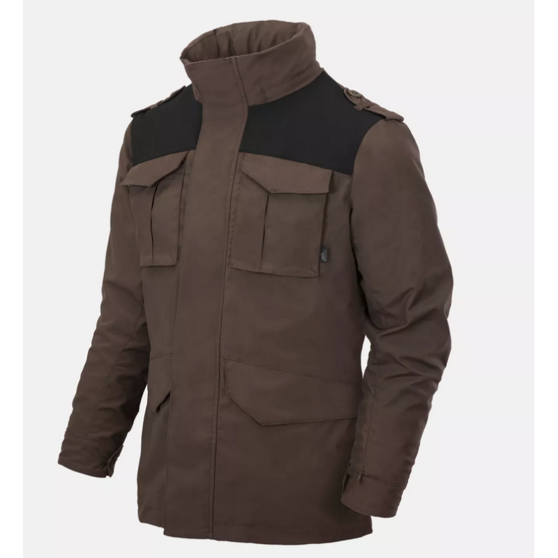Kurtka M65 Covert - Helikon - Earth Brown/Czarny