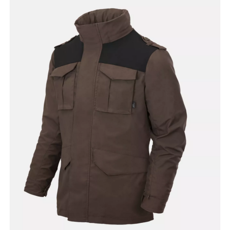 Kurtka M65 Covert - Helikon - Earth Brown/Czarny
