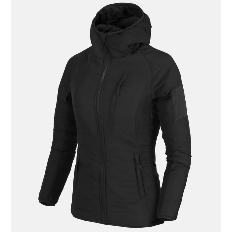 Kurtka damska Wolfhound Hoodie - Windpack® Nylon - Helikon - Czarny