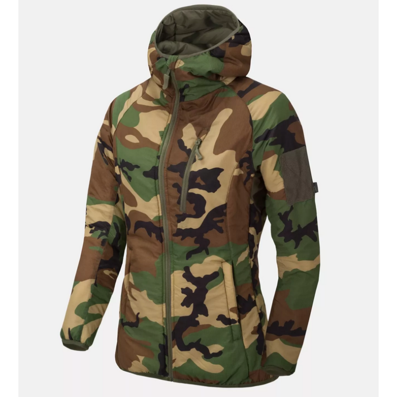 Kurtka damska Wolfhound Hoodie - Windpack® Nylon - Helikon - US Woodland