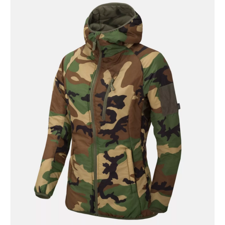 Kurtka damska Wolfhound Hoodie - Windpack® Nylon - Helikon - US Woodland