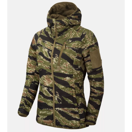 Kurtka damska Wolfhound Hoodie - Windpack® Nylon - Helikon - Tiger Stripe