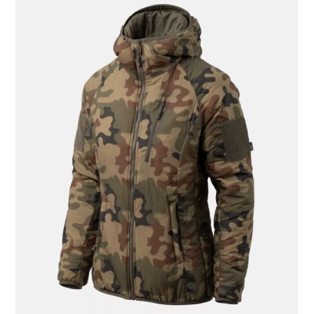 Kurtka damska Wolfhound Hoodie - Windpack® Nylon - Helikon - PL Woodland
