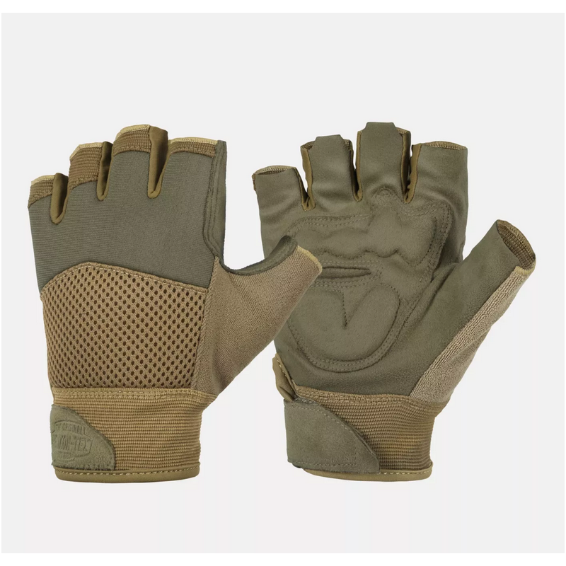 Rękawice Half Finger Mk2 - Helikon - Olive Green/Coyote