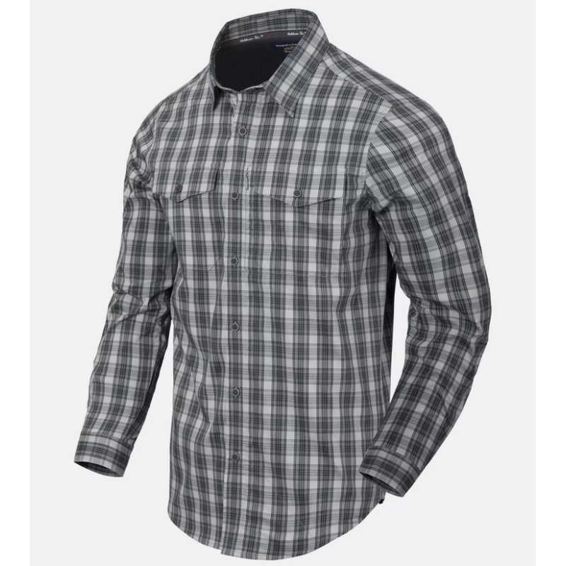 Koszula Concealed Carry - Helikon - Foggy Grey Plaid