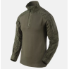 MCDU Combat Shirt - PolyCotton Stretch Ripstop - Helikon - Desert Night Camo / Olive Green