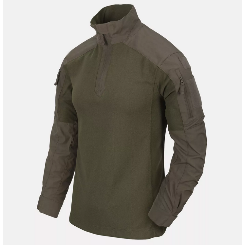 MCDU Combat Shirt - NyCo Ripstop - Helikon - RAL 7013 / Olive Green