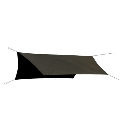 Tarp TigerWood T2 3x4, ciemny khaki/czarny
