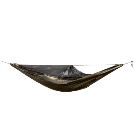 Hamak TigerWood Ważka V2 long z moskitierą Pocket, khaki