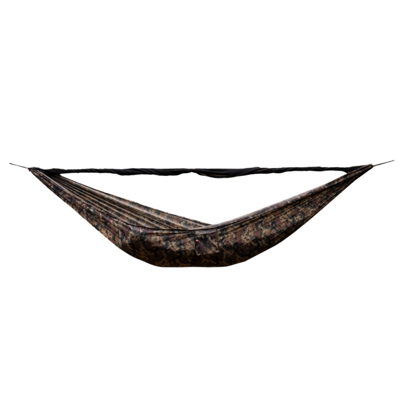 Hamak TigerWood Ważka V2 long z moskitierą Pocket, kamuflaż