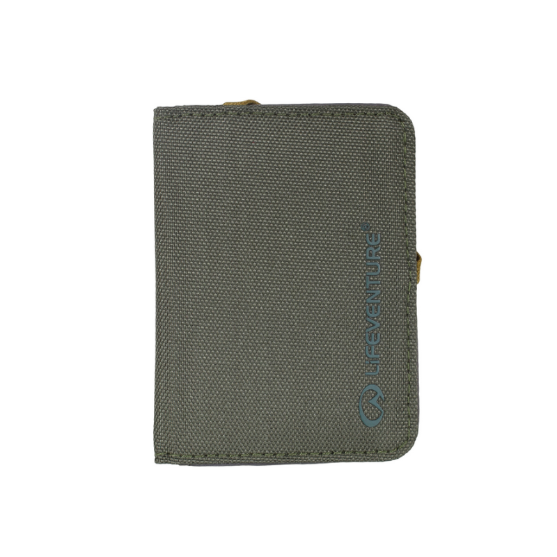 Portfel antykradzieżowy Lifeventure Recycled RFiD Card Wallet - olive