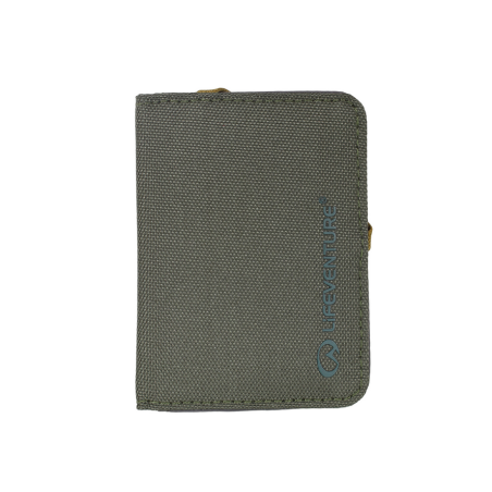 Portfel antykradzieżowy Lifeventure Recycled RFiD Card Wallet - olive
