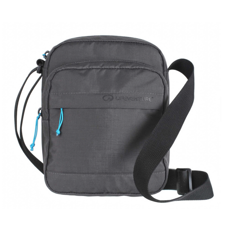 Saszetka antykradzieżowa Lifeventure Recycled RFiD Shoulder Bag - grey