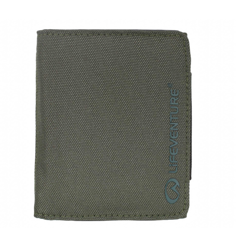 Portfel antykradzieżowy Lifeventure Recycled RFiD Wallet - olive