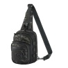 Torebka M-Tac Cross Bag Slim Elite Hex, kamuflaż czarny/czarny