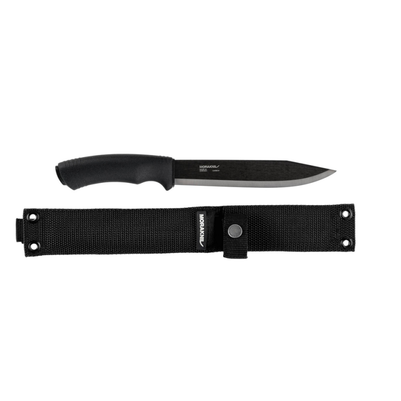 Nóż Morakniv Bushcraft Pathfinder czarny stal węglowa
