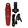 Nóż Morakniv Eldris czerwony z zestawem Neck Knife stal nierdzewna